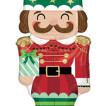 Μπαλόνι Φοιλ Σχήμα Καρυοθραύστης / 35 x 86 εκ - Nutcracker Workshop