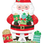 Μπαλόνι φοιλ AirLoonz Jolly Old Santa / 60εκ x 93εκ - Άγιος Βασίλης