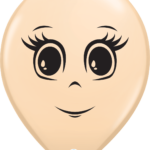 Μπαλόνια Λάτεξ 16 Blush Γυναικείο Πρόσωπο