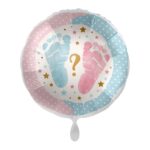 Μπαλόνι Φοιλ 17 Footprints / 43 εκ - Gender Reveal