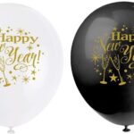Μπαλόνια Λατέξ Glittering New Year 12 /  8 τμχ