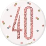 Κονκάρδα 40Birthday  Rose Gold Birthday