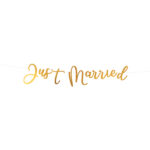 Γιρλάντα Γράμματα Just Married Wedding / 91.5 εκ