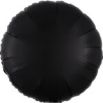 Μπαλόνι Φοιλ 17 Στρογγυλό Silk Lustre Black 43cm