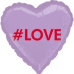 Μπαλόνια Φοιλ 17 #Love Heart/ΚΑΡΔΙΑ  / 43εκ