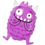 Μπαλόνι Φοιλ  Happy Little Monster  / 35 εκ x 48 εκ