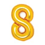 Φοιλ Σχήμα Χρυσό 26 Νούμερο 8 / 66εκ ύψος