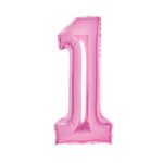 Φοιλ Σχήμα Ροζ  26 Νούμερο 1 / 66εκ ύψος