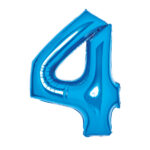 Φοιλ Σχήμα Μπλε 26 Νούμερο 4 / 66εκ ύψος