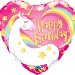 Μπαλ. Φοιλ 18 Happy Birthday Unicorn/Μονόκερος