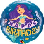 Μπαλ. Φοιλ 18 Birthday Mermaid/γοργόνα