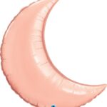 Μπαλόνι Φοιλ 35'' Φεγγάρι Ροζ Χρυσό Crescent moon