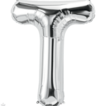 Μπαλόνι Φοιλ Μίνι Γράμμα T Ασημί 41εκ