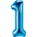 Μπαλόνι Φοιλ 34 Μπλε Νούμερο 1 / 86 εκ