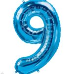 Μπαλόνι Φοιλ 34 Μπλε Νούμερο 9 / 86 εκ