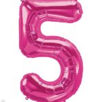Μπαλόνι Φοιλ 34 Φούξια Νούμερο 5 / 86 εκ