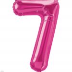 Μπαλόνι Φοιλ 34 Φούξια Νούμερο 7 / 86 εκ