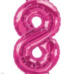 Μπαλόνι Φοιλ 34 Φούξια Νούμερο 8 / 86 εκ
