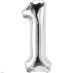 Φοιλ Super Shape Νούμερο 1 Ασημί / 86εκ Ύψος