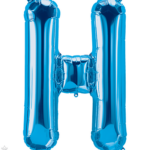 Μπαλόνι Φοιλ Γράμμα  H  Μπλε 34/ 86εκ