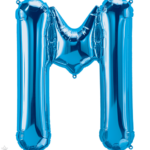 Μπαλόνι Φοιλ Γράμμα  M  Μπλε 34/ 86εκ