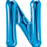 Μπαλόνι Φοιλ Γράμμα  N  Μπλε 34/ 86εκ