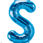 Μπαλόνι Φοιλ Γράμμα  S  Μπλε 34/ 86εκ