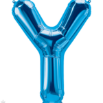 Μπαλόνι Φοιλ Γράμμα  Y  Μπλε 34/ 86εκ