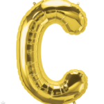Μπαλόνι Φοιλ Γράμμα  C  Χρυσό 34/ 86εκ