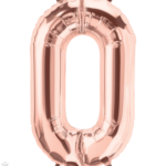 Φοιλ Σχήμα  Νούμερο 0 / 86εκ ύψος - Ροζ Χρυσό