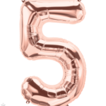 Φοιλ Σχήμα  Νούμερο 5 / 86εκ ύψος - Ροζ Χρυσό