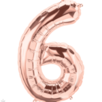 Φοιλ Σχήμα  Νούμερο 6 / 86εκ ύψος - Ροζ Χρυσό
