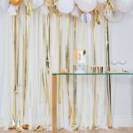Κουρτίνα Μεταλλικό Χρυσό