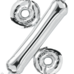 Μπαλόνι Φοιλ Ασημί  Σύμβολο % 34/ 86εκ