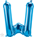 Μπαλόνι Φοιλ Μίνι Γράμμα W Μπλε