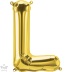 Μπαλόνι Φοιλ Γράμμα  L  Χρυσό 34/ 86εκ