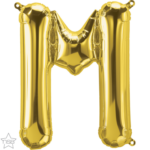 Μπαλόνι Φοιλ Μίνι Γράμμα M Χρυσό