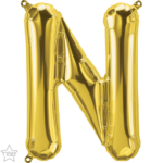 Μπαλόνι Φοιλ Γράμμα  N  Χρυσό 34/ 86εκ