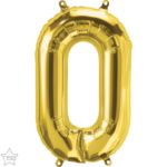 Μπαλόνι Φοιλ Γράμμα  O  Χρυσό 34/ 86εκ