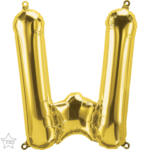 Μπαλόνι Φοιλ Γράμμα  W  Χρυσό 34/ 86εκ