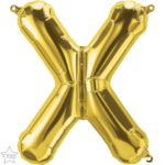 Μπαλόνι Φοιλ Μίνι Γράμμα X Χρυσό