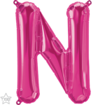 Μπαλόνι Φοιλ Μίνι Γράμμα N Φούξια 41εκ