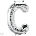 Μπαλόνι Φοιλ Μίνι Γράμμα C Ασημί 41εκ