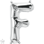 Μπαλόνι Φοιλ Μίνι Γράμμα F Ασημί 41εκ