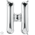 Μπαλόνι Φοιλ Μίνι Γράμμα H Ασημί 41εκ