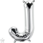 Μπαλόνι Φοιλ Μίνι Γράμμα J Ασημί 41εκ