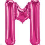 Μπαλόνι Φοιλ Γράμμα  M Φούξια 34/ 86εκ