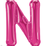 Μπαλόνι Φοιλ Γράμμα  N Φούξια 34/ 86εκ