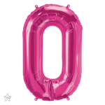 Μπαλόνι Φοιλ Γράμμα  O Φούξια 34/ 86εκ