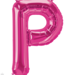 Μπαλόνι Φοιλ Μίνι Γράμμα P Φούξια 41εκ